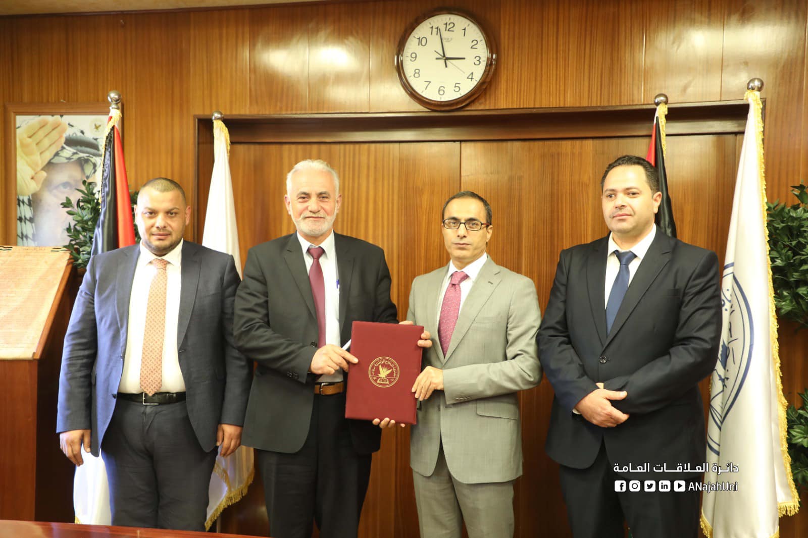 توقيع مذكرة تفاهم بين نقابة المحامين الفلسطينيين وجامعة النجاح الوطنية
